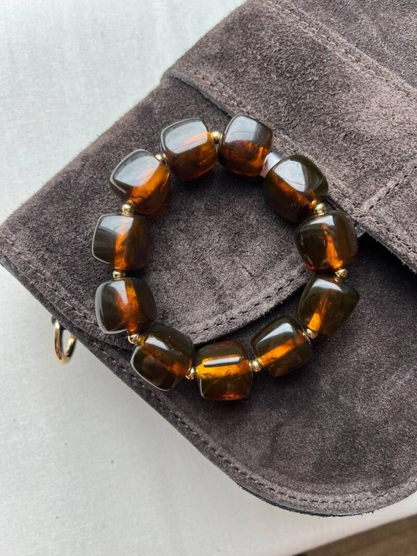 Armband - bruin