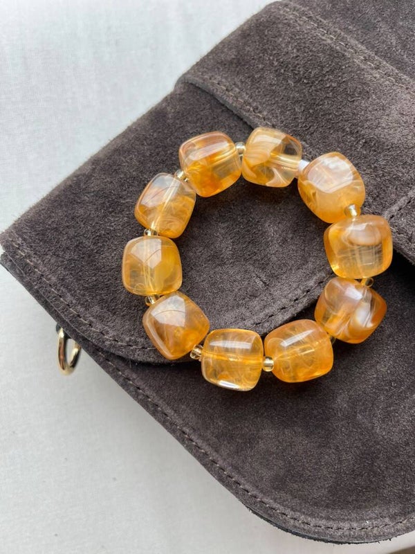 Armband - zand / bruin