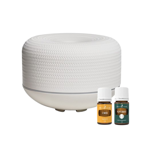 Macaron diffuser incl. flesje Lemon en Peppermint