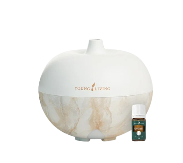 Aroma Globe draadloze diffuser incl. een flesje Pepermunt olie