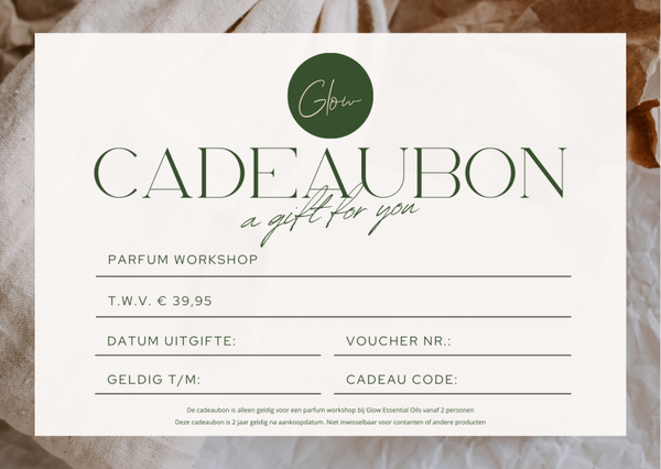 Cadeaubon parfum workshop