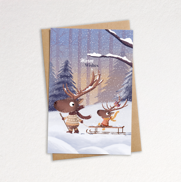 Christmas card - Winter Walk