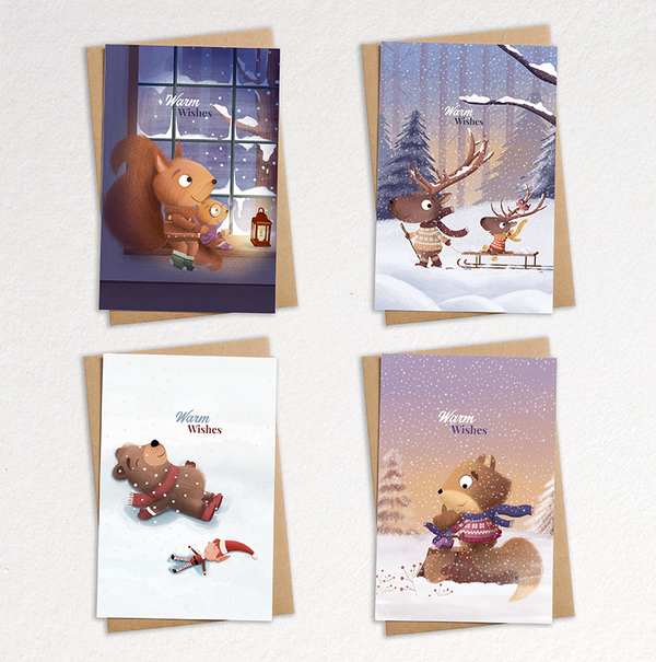 Christmas cards - Pakket 8 A