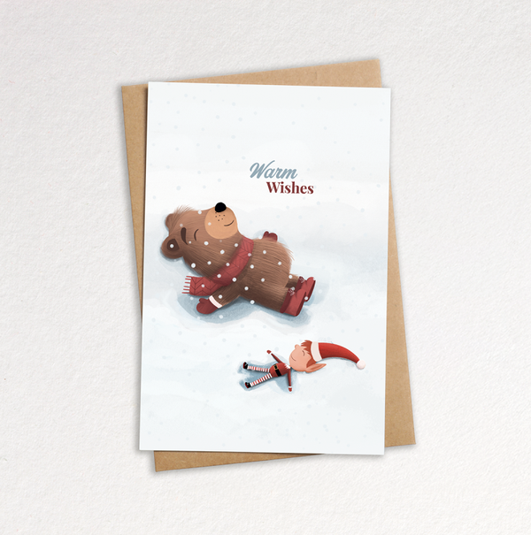 Christmas card - Snowangel