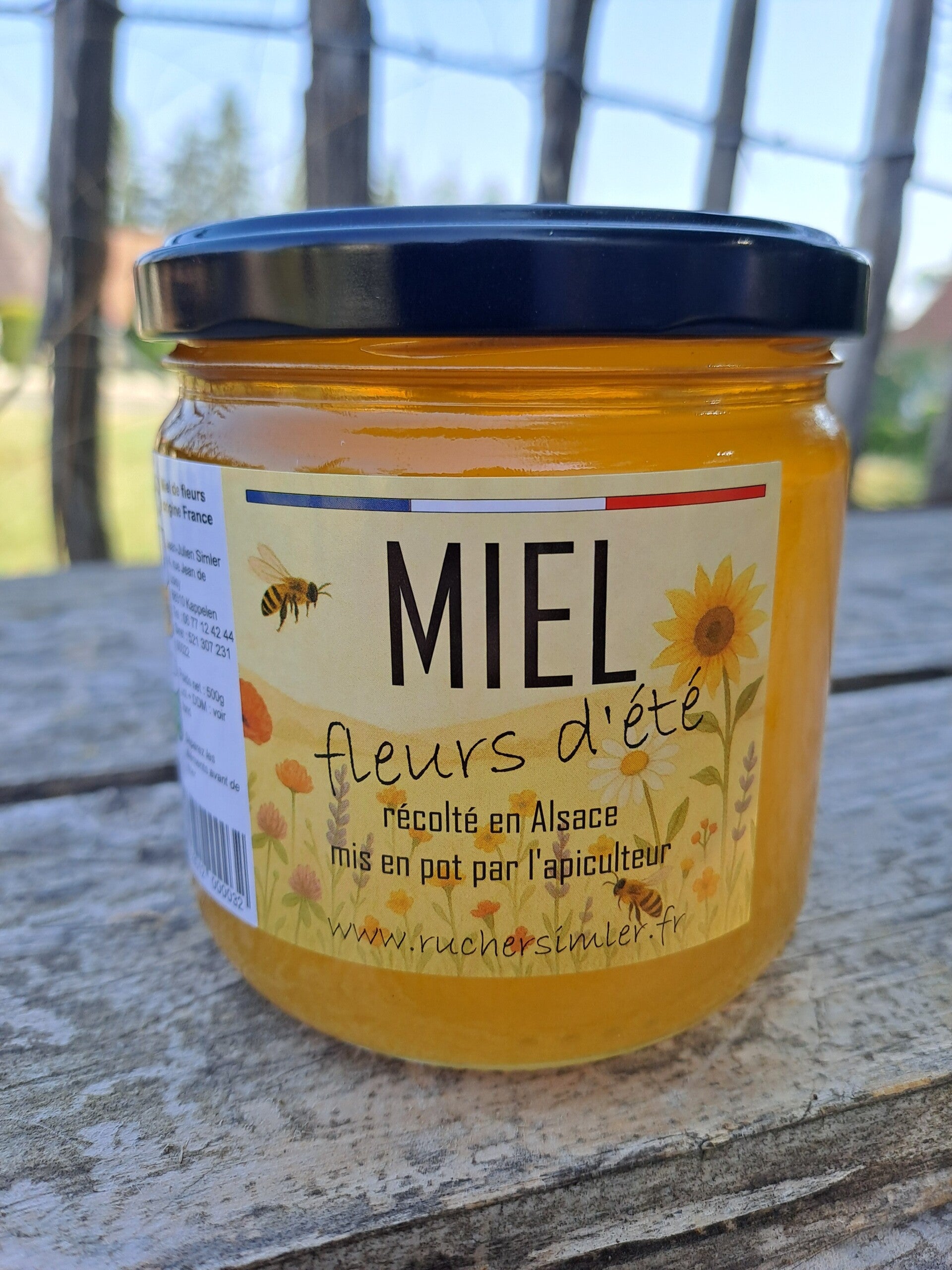 Miel de fleurs d'été - pot de 500g
