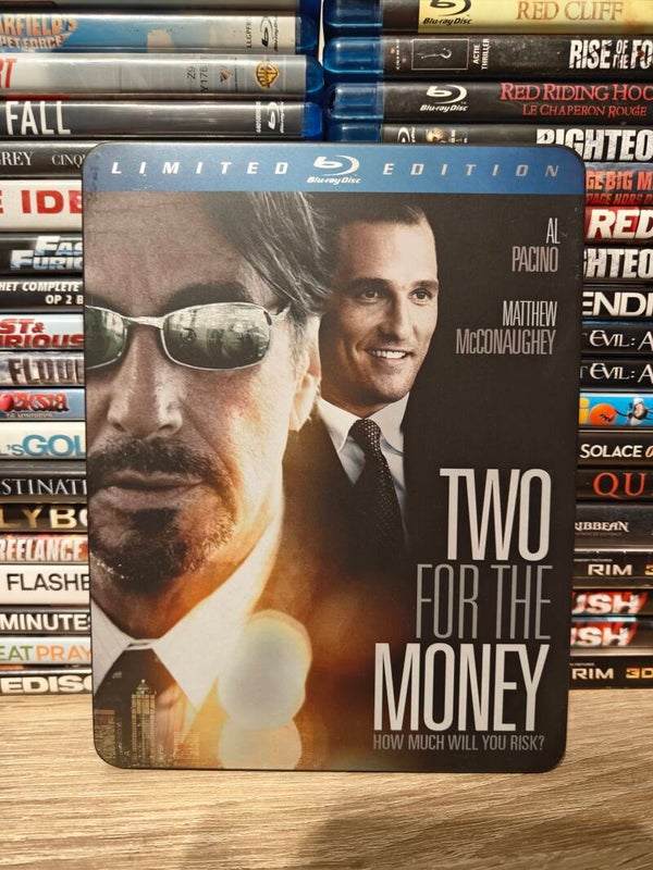 Two for the money steelbook Blu ray