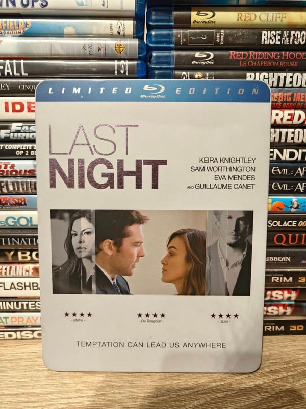 Last night limited edition steelbook Blu ray