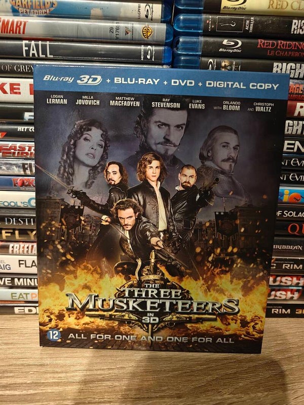 The three musketeers 3D Blu ray