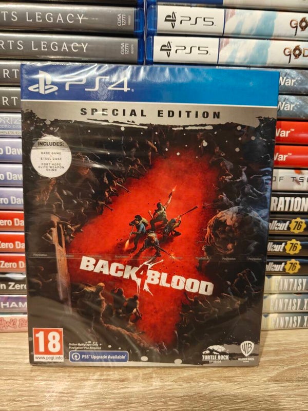 Back 4 blood special edition steelcase playstation 4