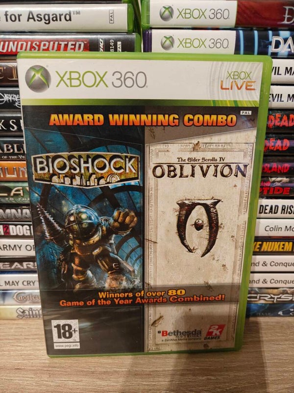 Bioshock & oblivion double pack Xbox 360