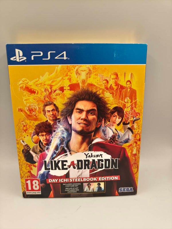 Yakuza like a dragon day ichi steelbook edition PlayStation 4