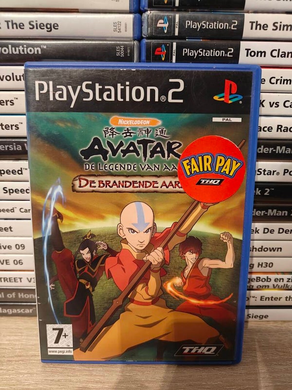 Avatar de legende van aang de brandende aarde playstation 2