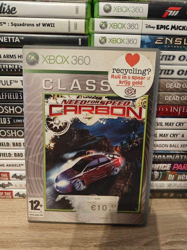 Need for speed carbon xbox 360