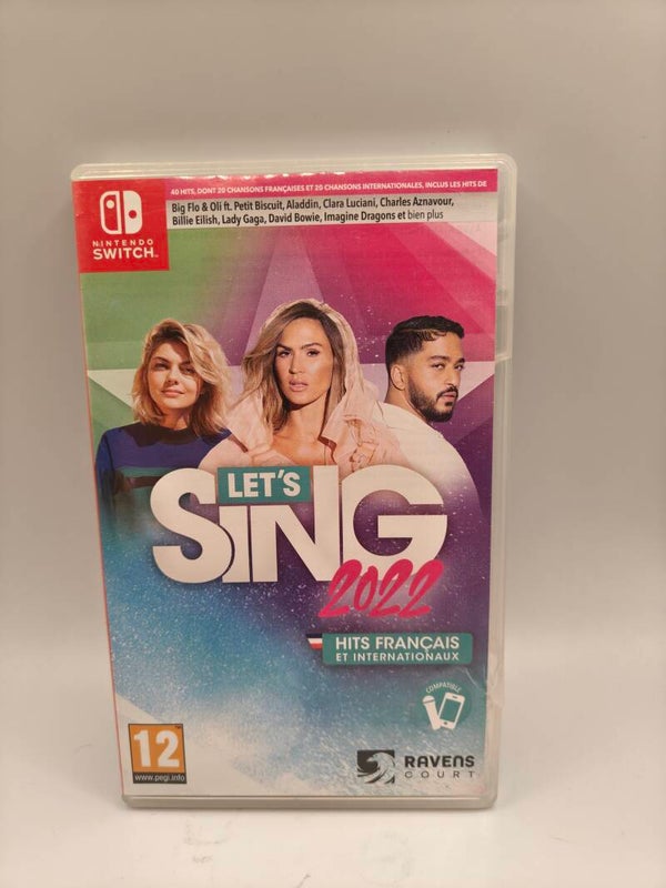 Let's Sing 2022 frans en internationale hits Nintendo switch