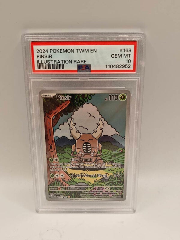 2024 pokemon twim en Pinsir illustration rare PSA 10