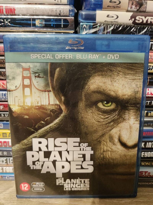 Rise of the planet of the apes blu ray