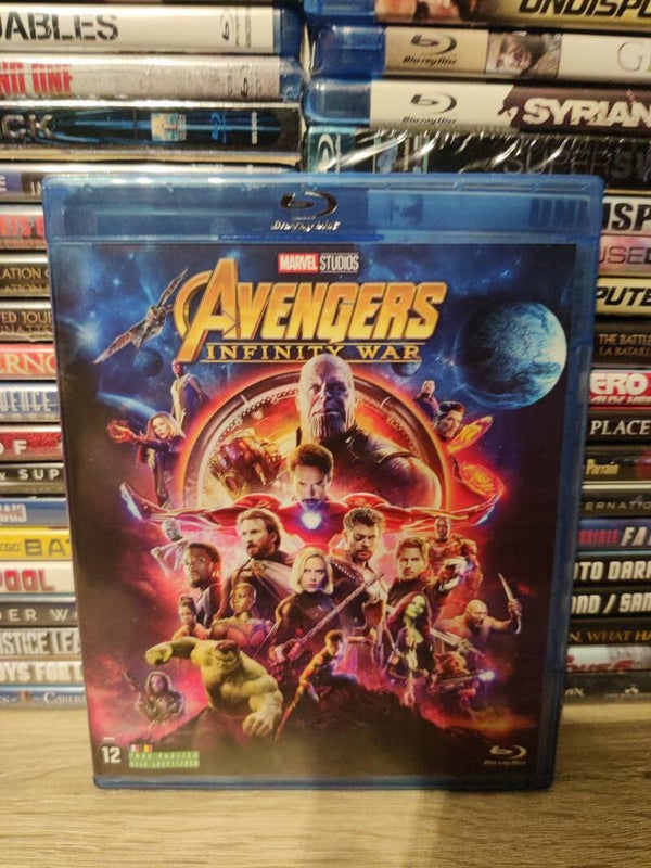 Marvel the avenger's infinity War blu ray
