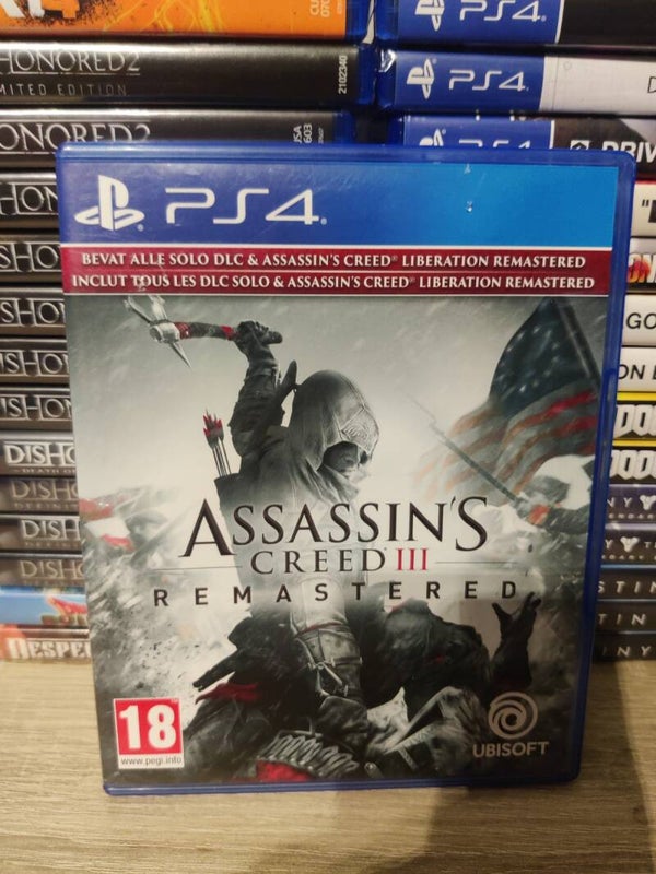 Assassin's Creed 3 remastered playstation 4