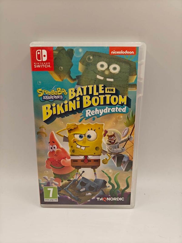 SpongeBob SquarePants battle for bikini bottom rehydrated Nintendo switch