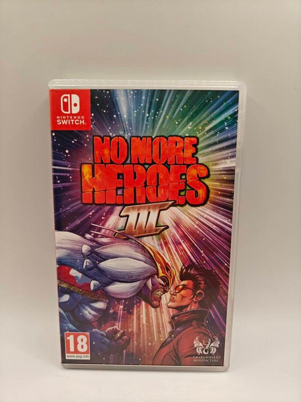 No more heroes 3 Nintendo switch
