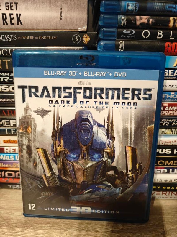 Transformers dark of the moon Blu ray