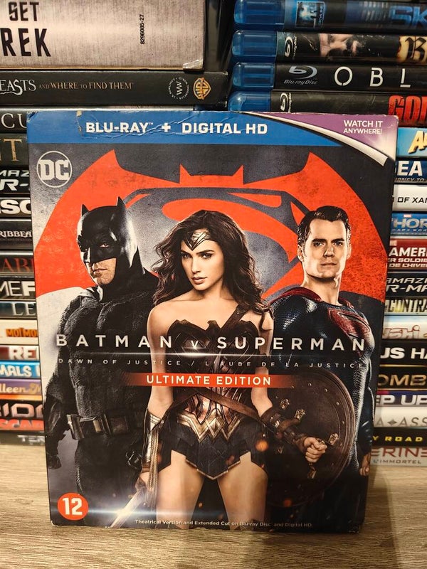 Batman v Superman dawn of justice Blu ray
