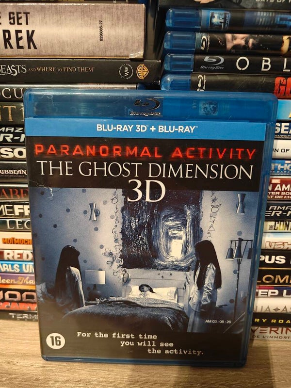 Paranormal activity the ghost dimension 3D Blu ray