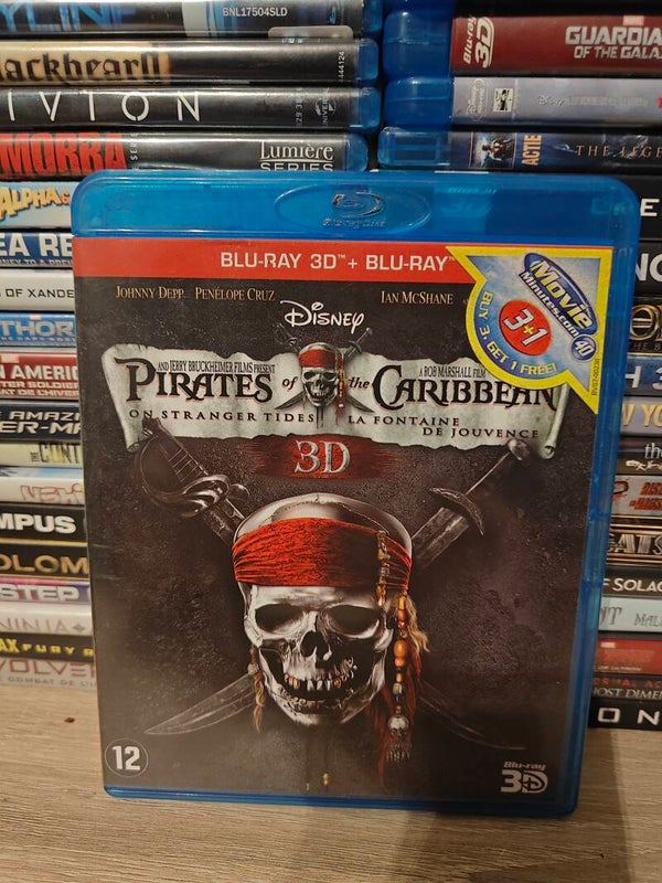 Pirates of the caribbean on stranger tides 3D Blu ray