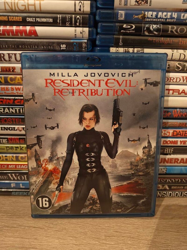 Resident evil retribution blu ray