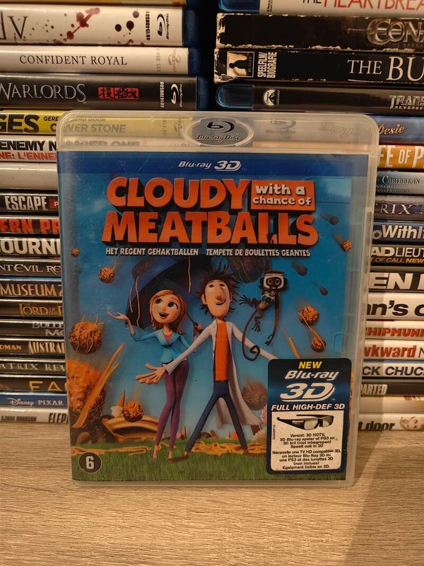 Cloudy with a chance of meatballs blu ray