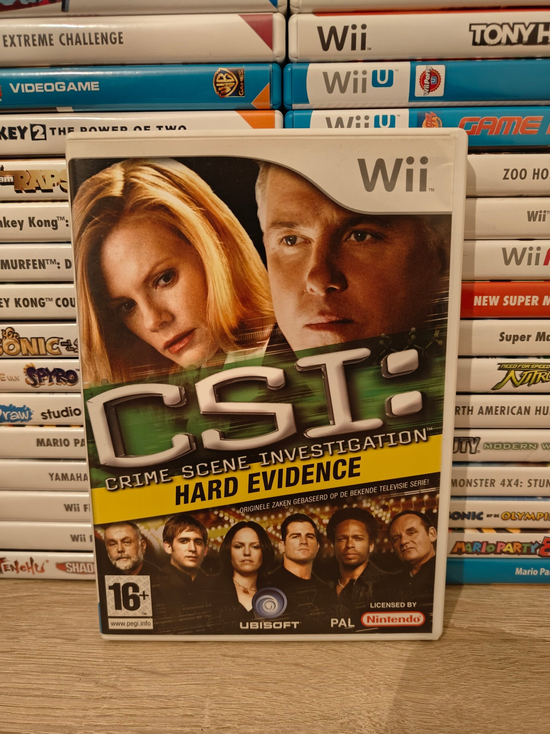 Crime scene investigation hard evidence Nintendo wii
