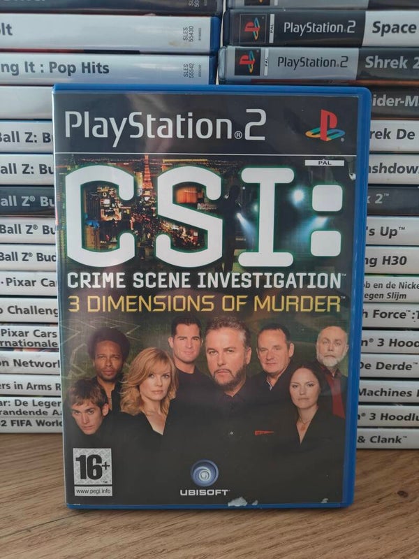Crime scene investigation 3 dimensions of murder playstation 2