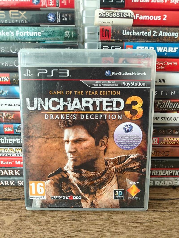 Uncharted 3 drake's deception goty playstation 3