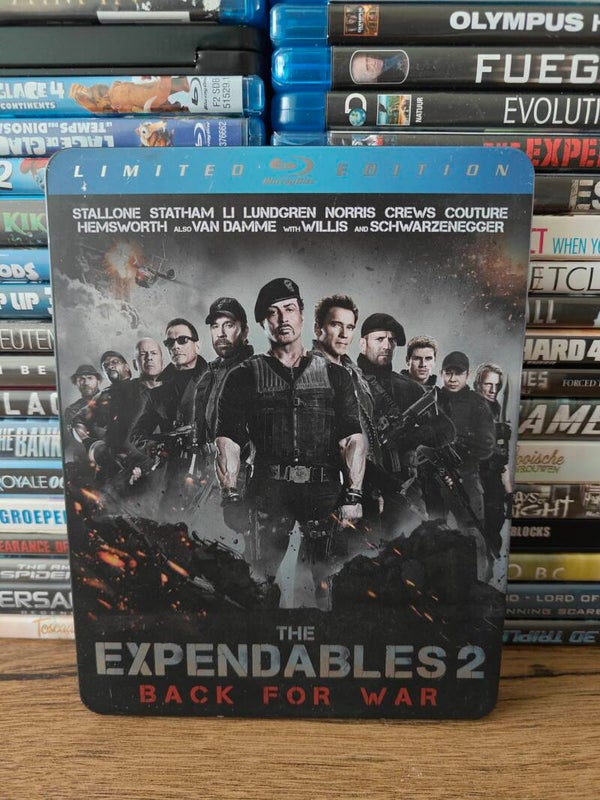 The expendables 2 back for war steelcase blu ray