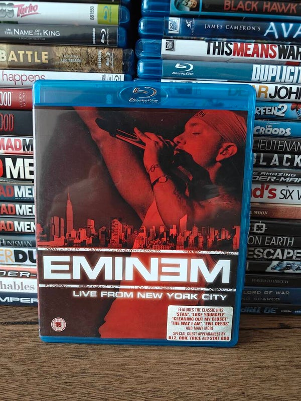 Eminem live from new york City blu ray