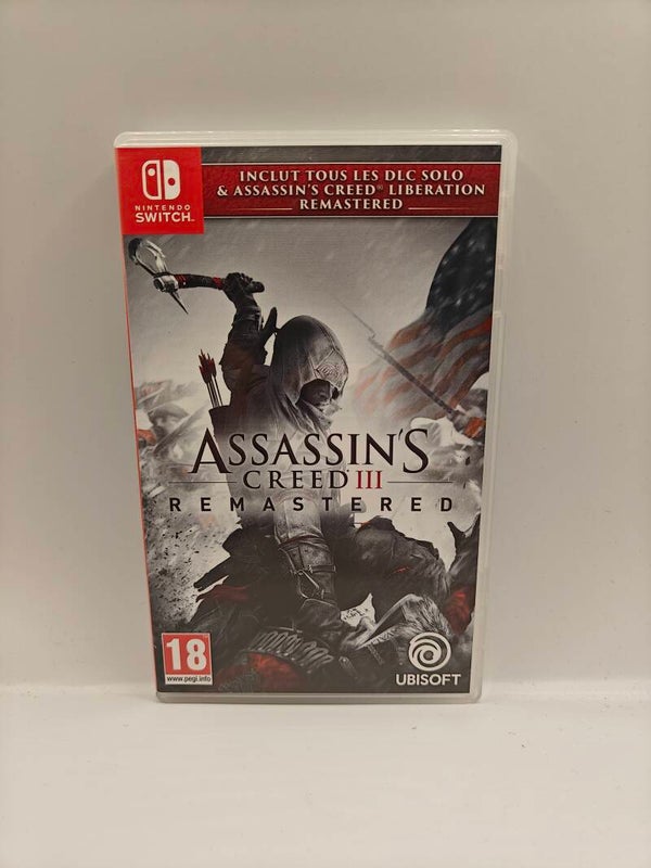 Assassin's Creed 3 remastered Nintendo switch
