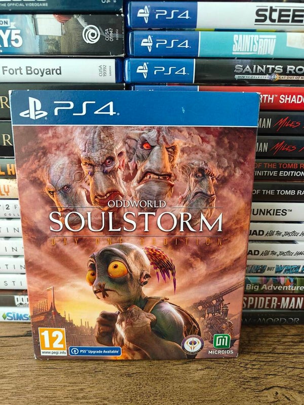 Oddworld soulstorm steelcase playstation 4