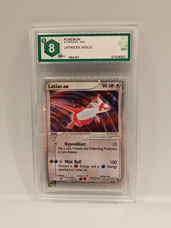 2003 Pokemon dragon latias EX Holo GRAAD 8