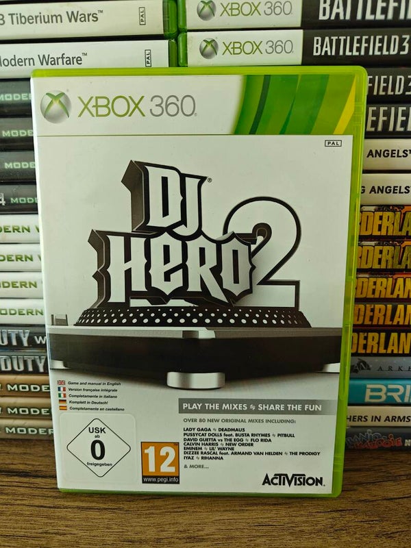 DJ hero 2 (game only) xbox 360