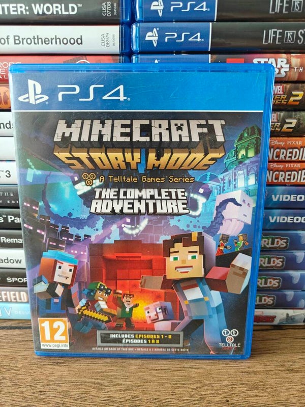 Minecraft story mode the complete adventure playstation 4