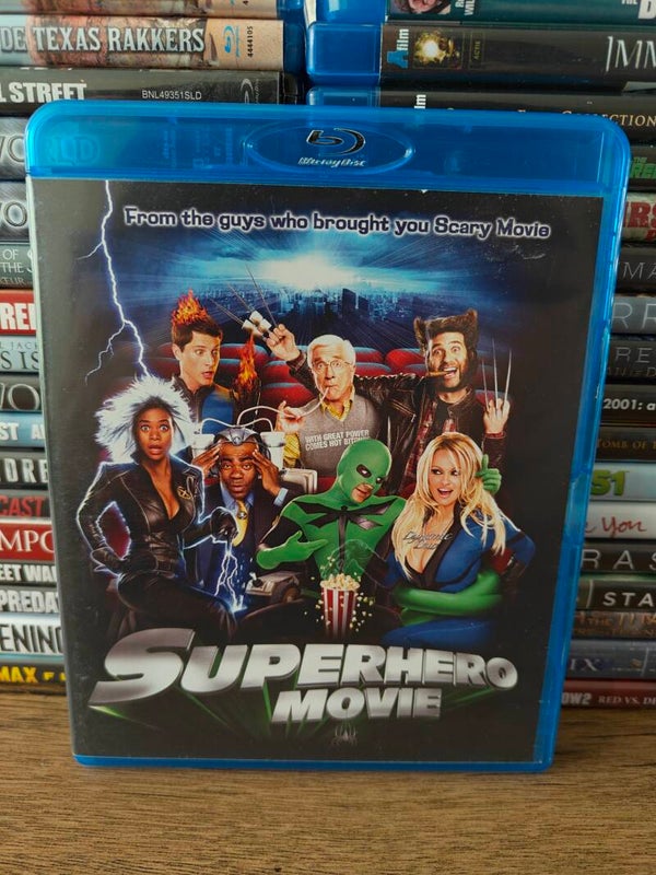 Superhero movie Blu ray