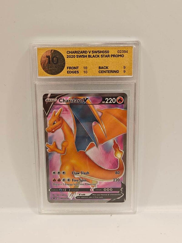 Charizard V swsh 050 2020 black star promo woetoe 10
