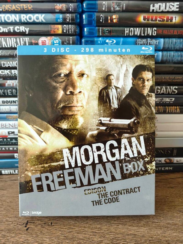 Morgan Freeman 3 movie box blu ray
