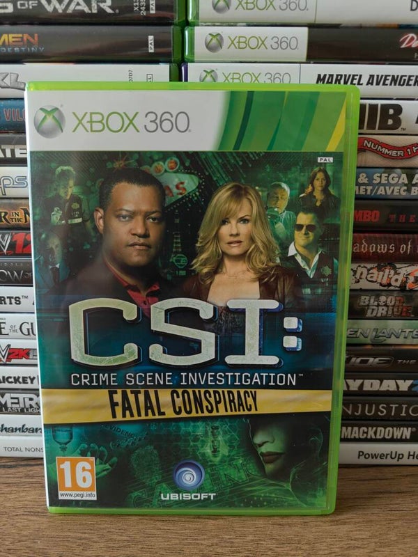 CSI fatal conspiracy Xbox 360