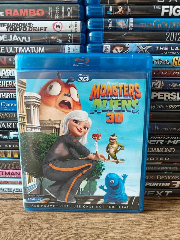 Monsters vs aliens 3D Blu ray