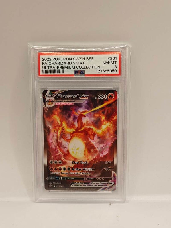 2022 pokemon swsh bsp Charizard VMAX ultra premium collection PSA 8
