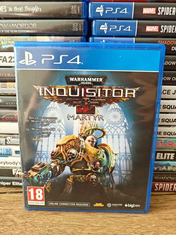 Warhammer 40,000 Inquisitor martyr playstation 4