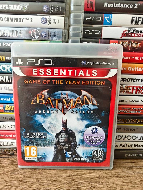 Batman Arkham asylum game of the year playstation 3