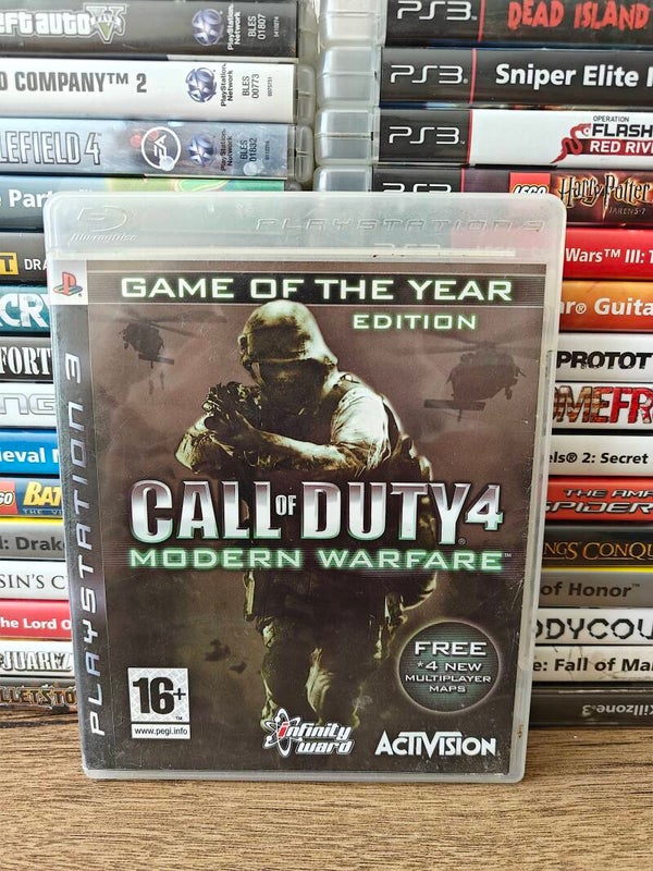 Call of Duty Modern warfare 4 game of the year playstation 3