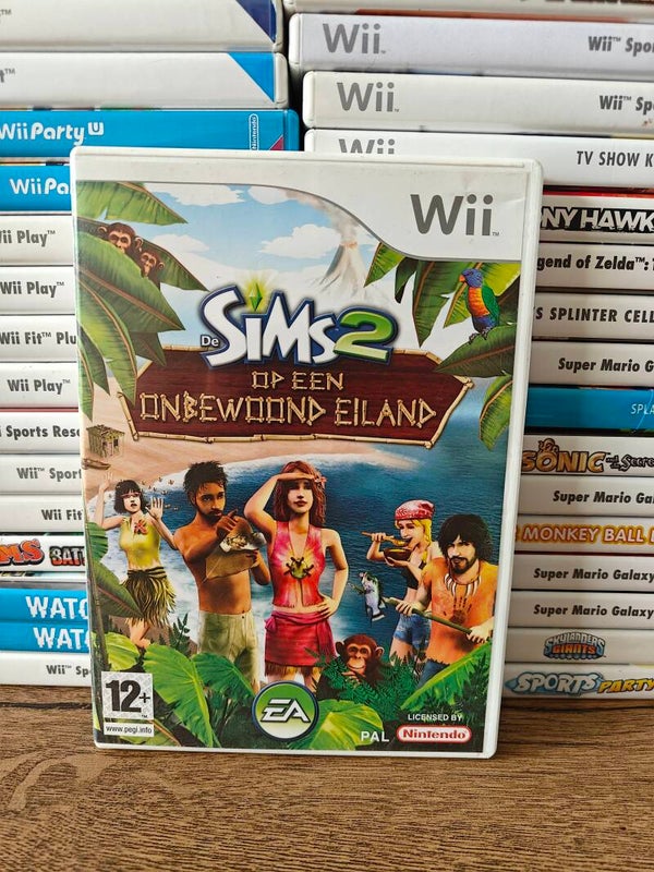 De Sims 2 op een onbewoond eiland Nintendo wii